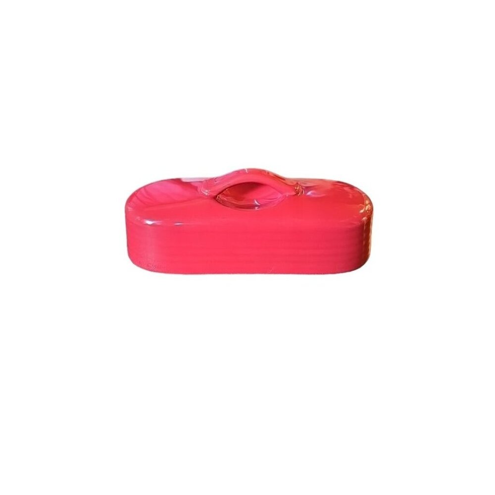 Chantal True Red Stoneware Oval Butter‎ Dish LID ONLY